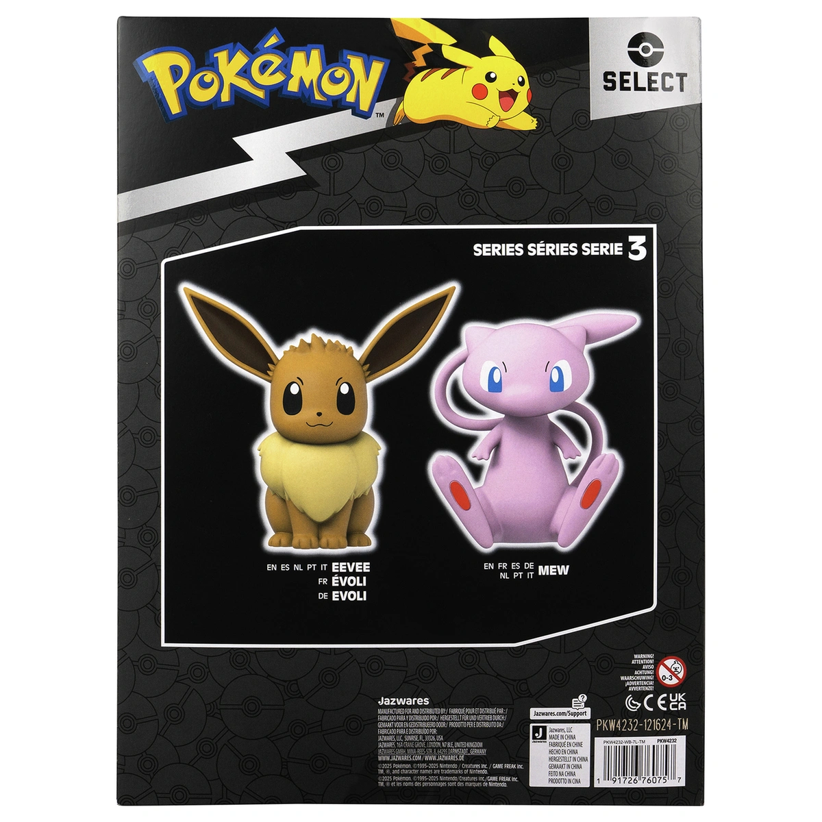 Pokemon Eevee 8-Inch Select Vinyl Figure