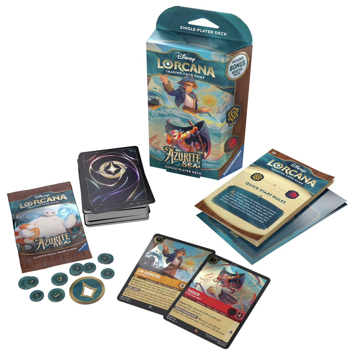 Disney Lorcana Trading Card Starter Deck Set