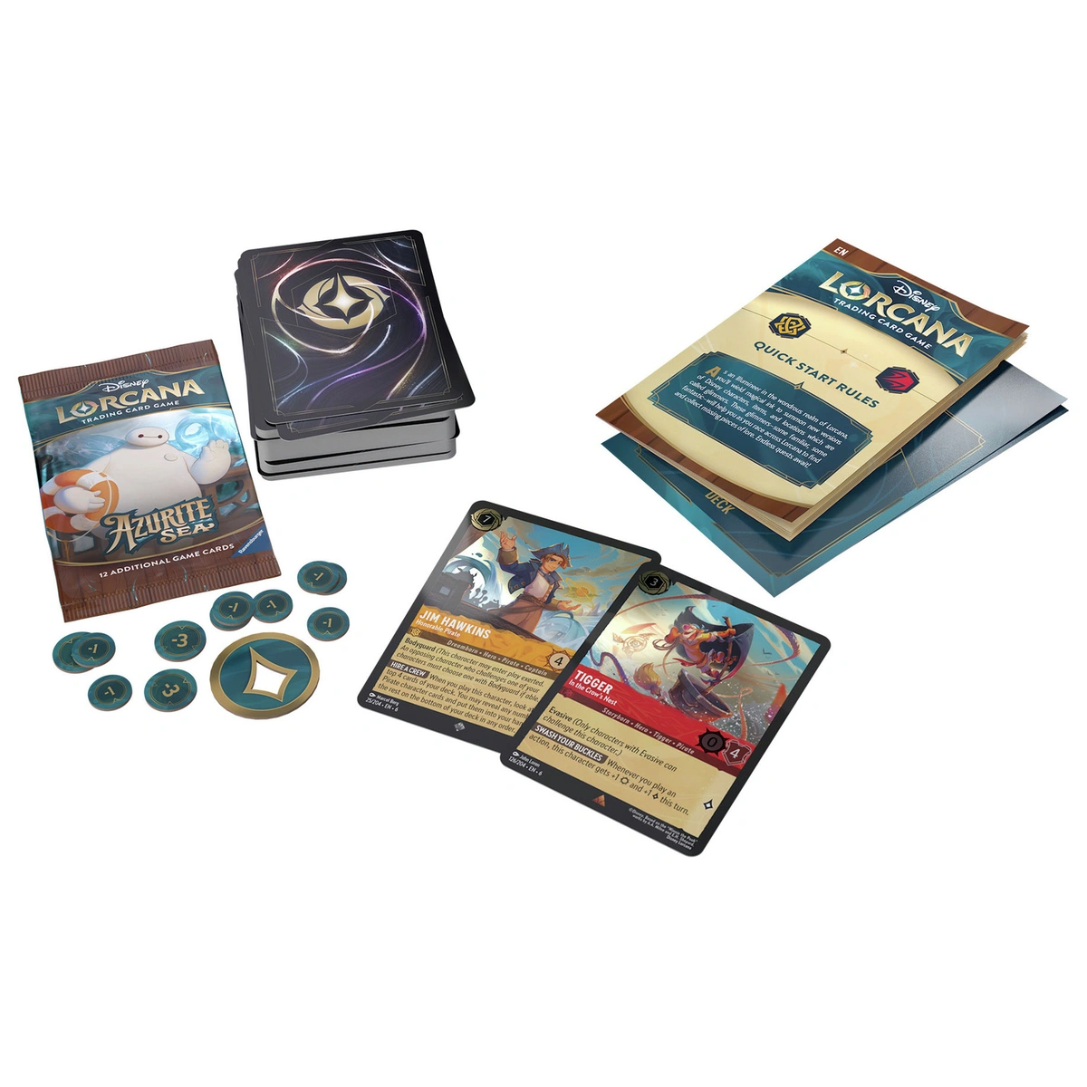 Disney Lorcana Trading Card Starter Deck Set