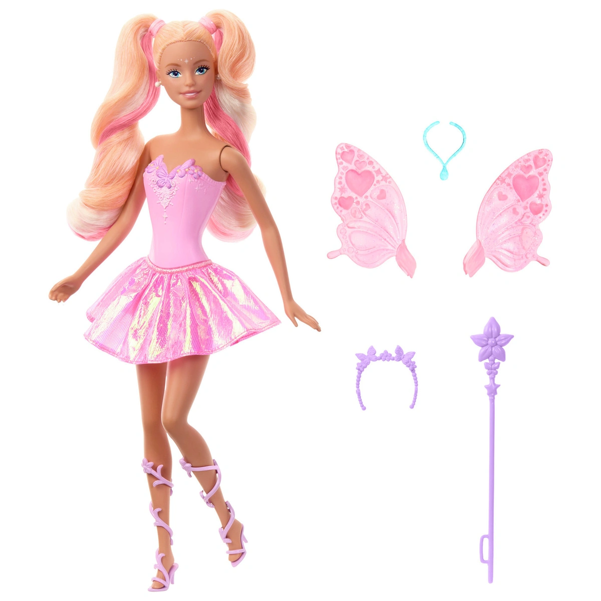 Barbie Fairy Doll with Toy Wand & Accessories - 32cm