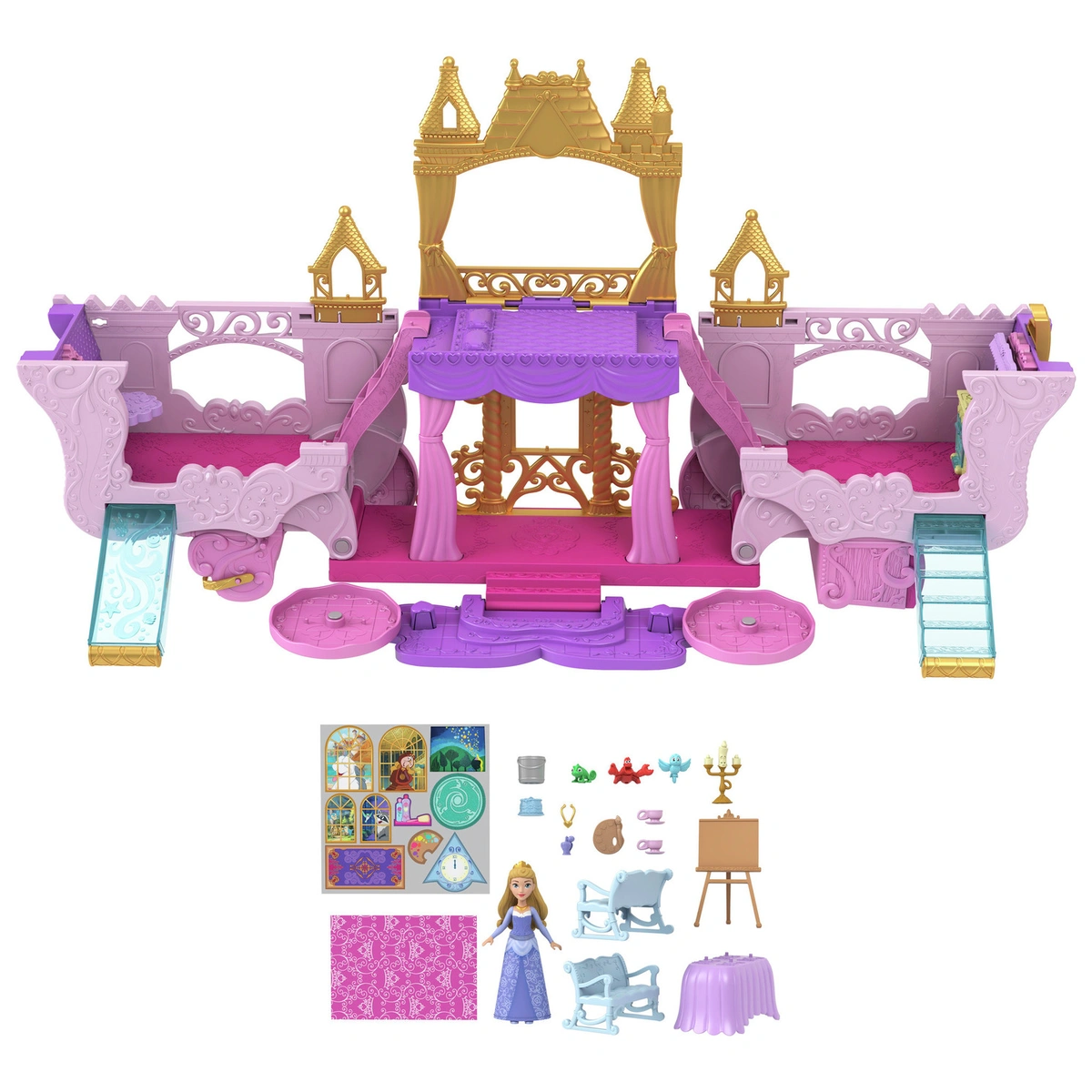 Disney Princess Carriage To Castle Playset