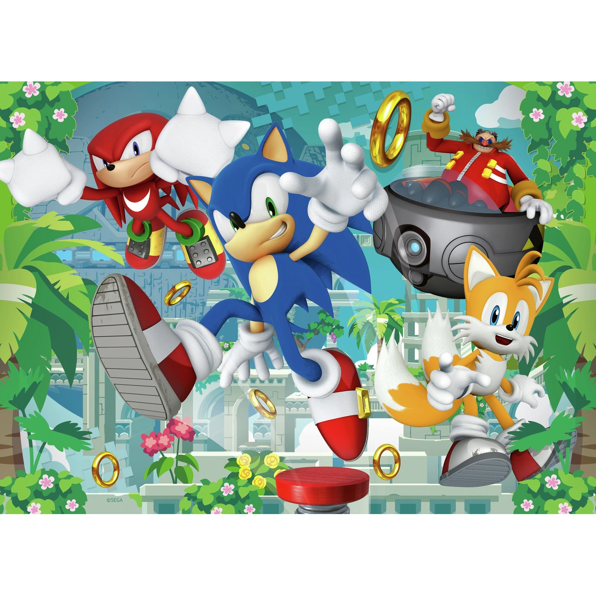 Ravensburger Sonic the Hedgehog 4x100 Pieces Puzzle