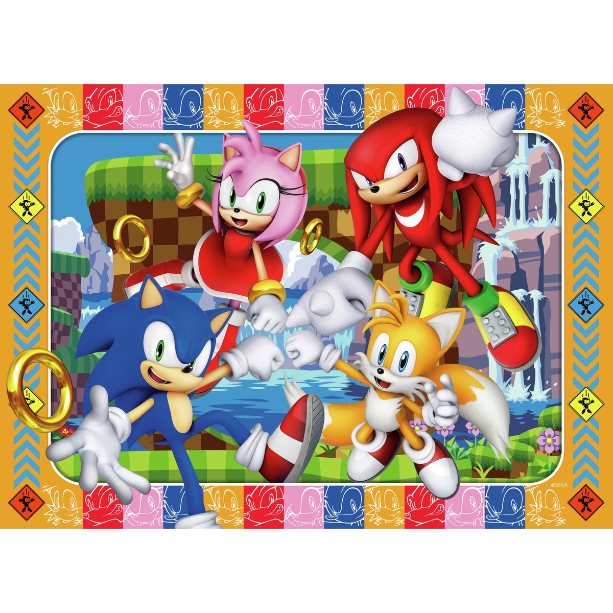 Ravensburger Sonic the Hedgehog 4x100 Pieces Puzzle