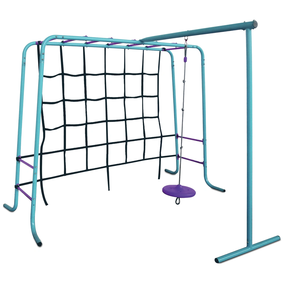 Plum Metal Monkey Bars Set