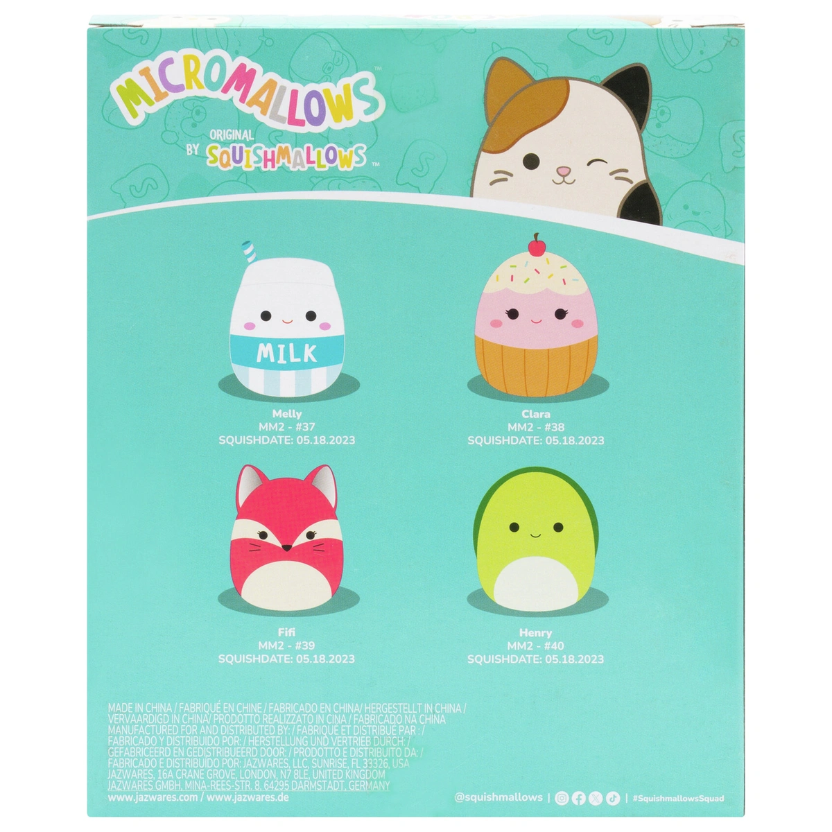 Squishmallows by Original Micromallows 4-Pack