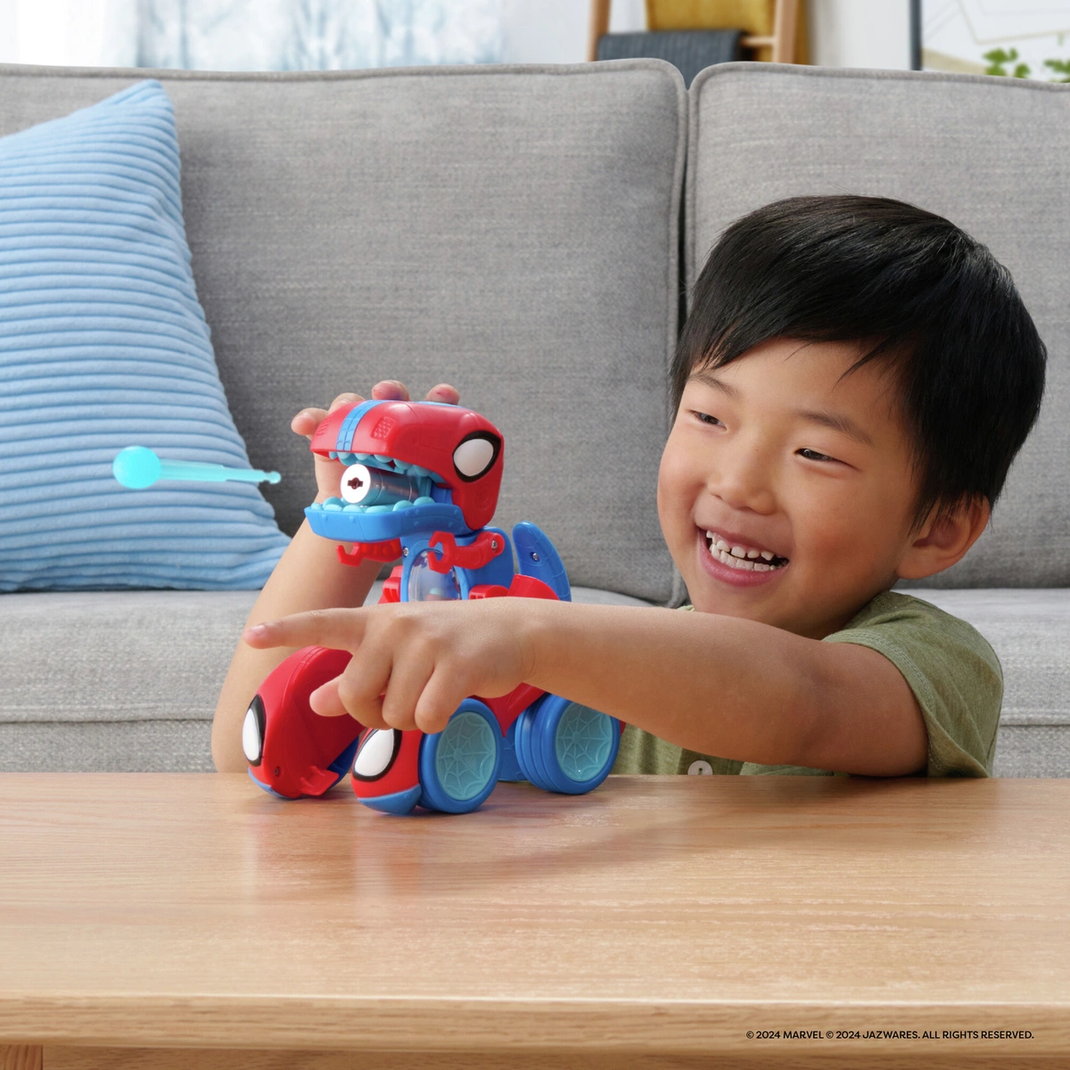 Marvel Spidey and His Amazing Friends Spidey-Rex Racer