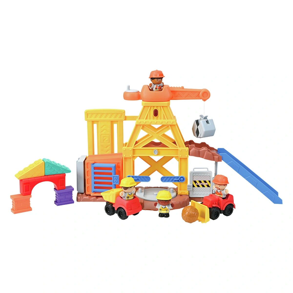Chad Valley Construction 16 Piece Playset