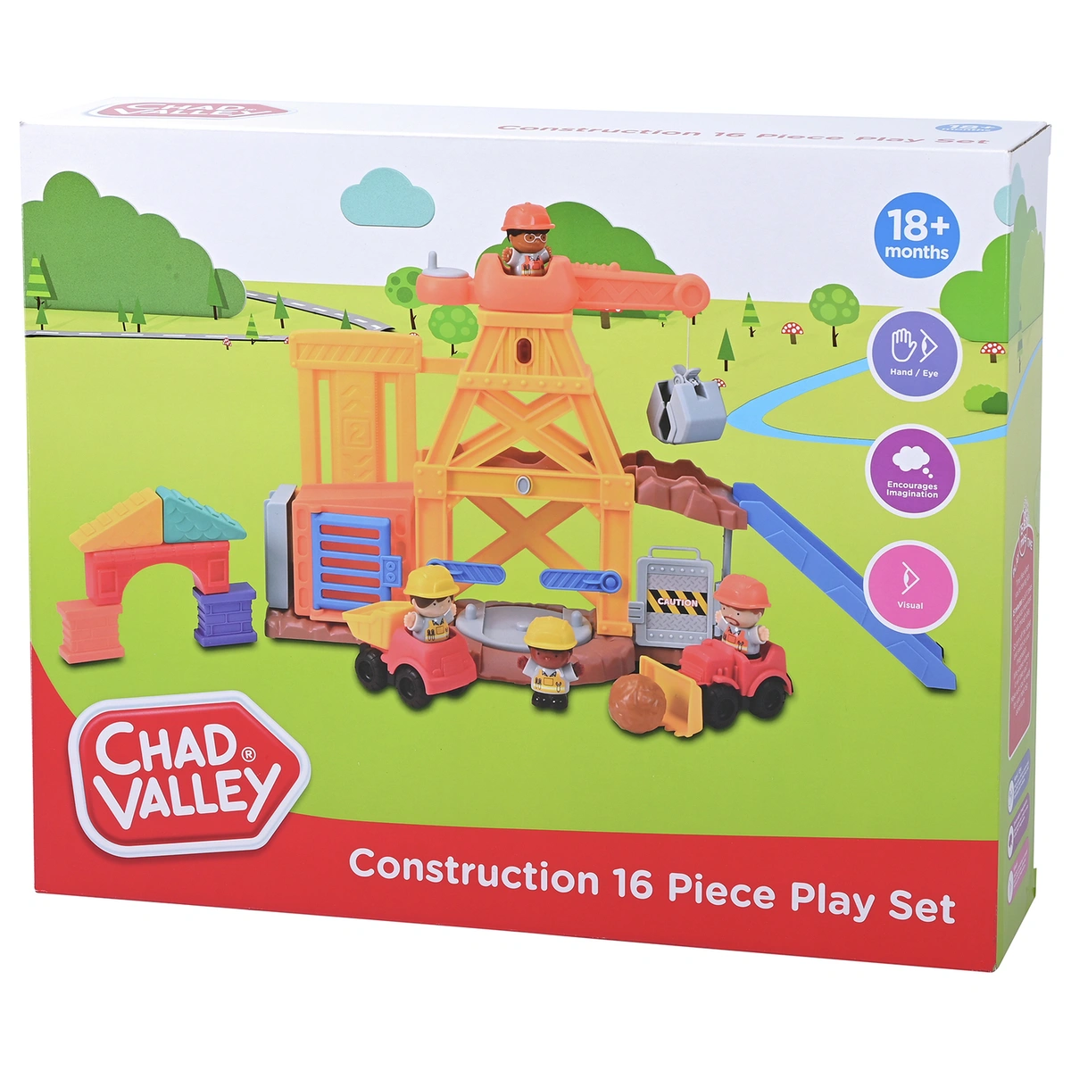 Chad Valley Construction 16 Piece Playset