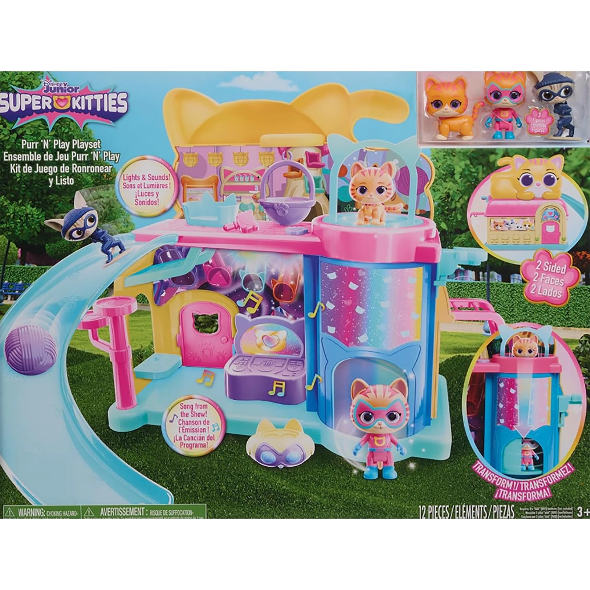 Disney Junior Super Kitties Purr N Play Playset