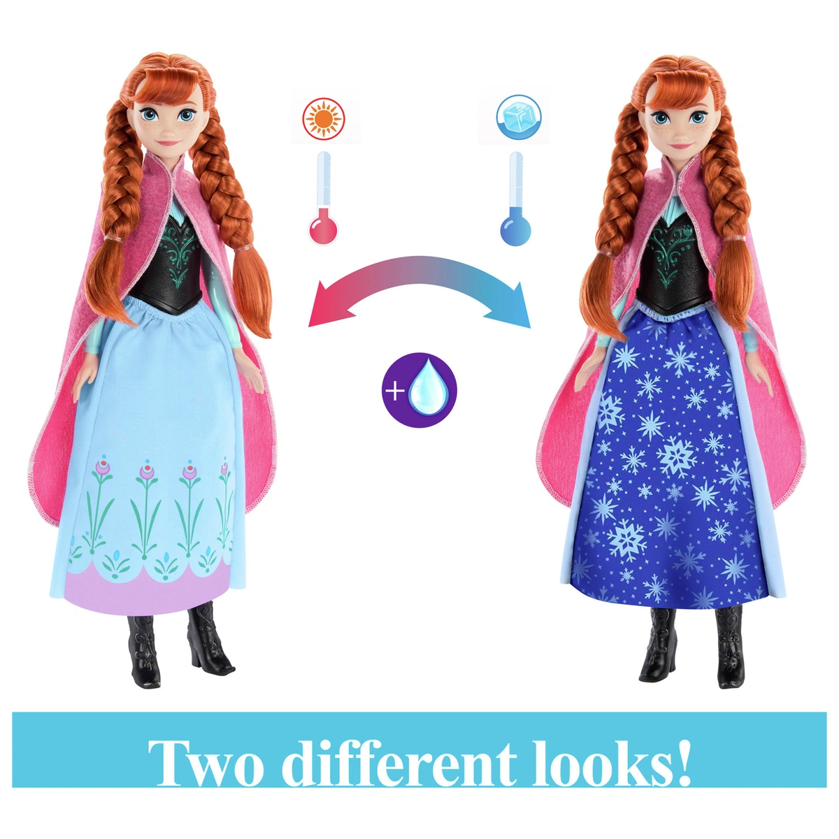 Disney Frozen Magical Colour Change Skirt Anna Doll