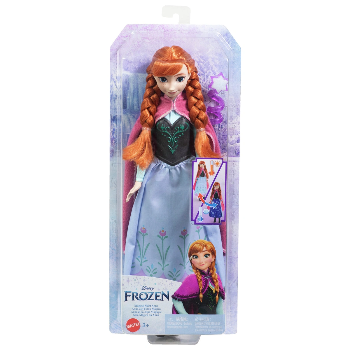 Disney Frozen Magical Colour Change Skirt Anna Doll