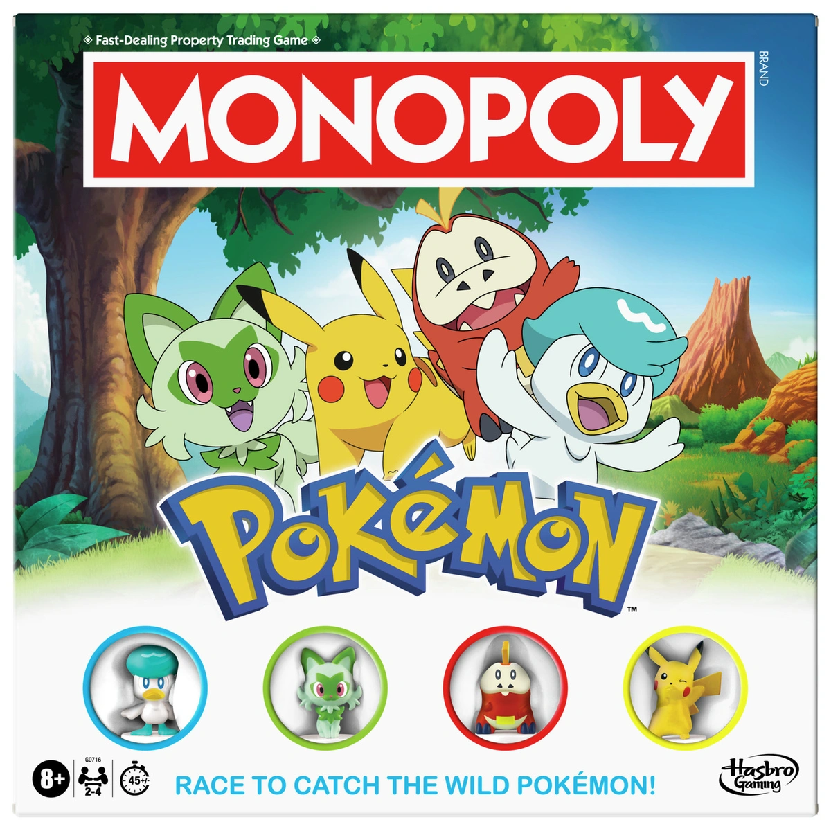 Hasbro Monopoly Pokemon Edition Game from Hasbro Gaming
