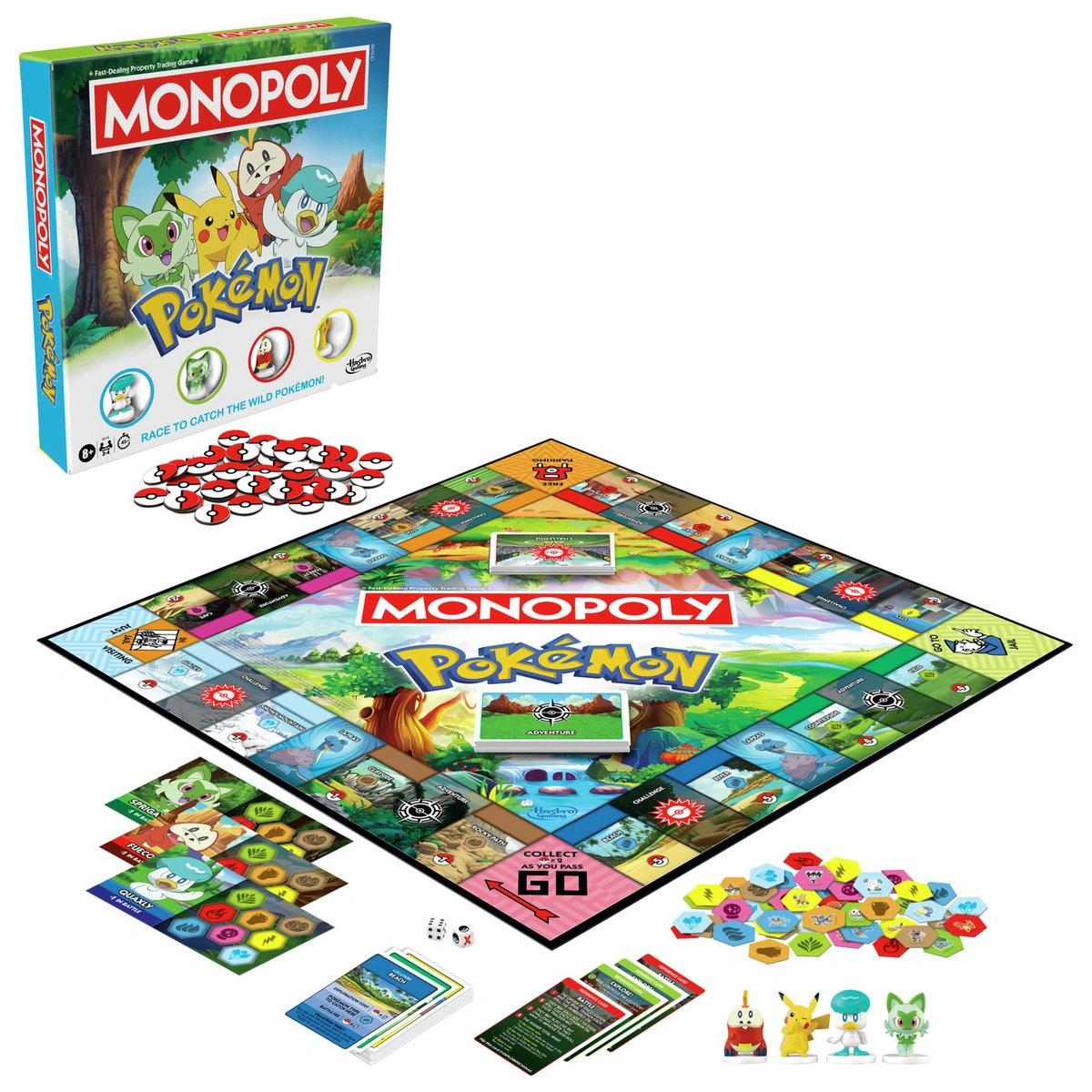 Hasbro Monopoly Pokemon Edition Game from Hasbro Gaming