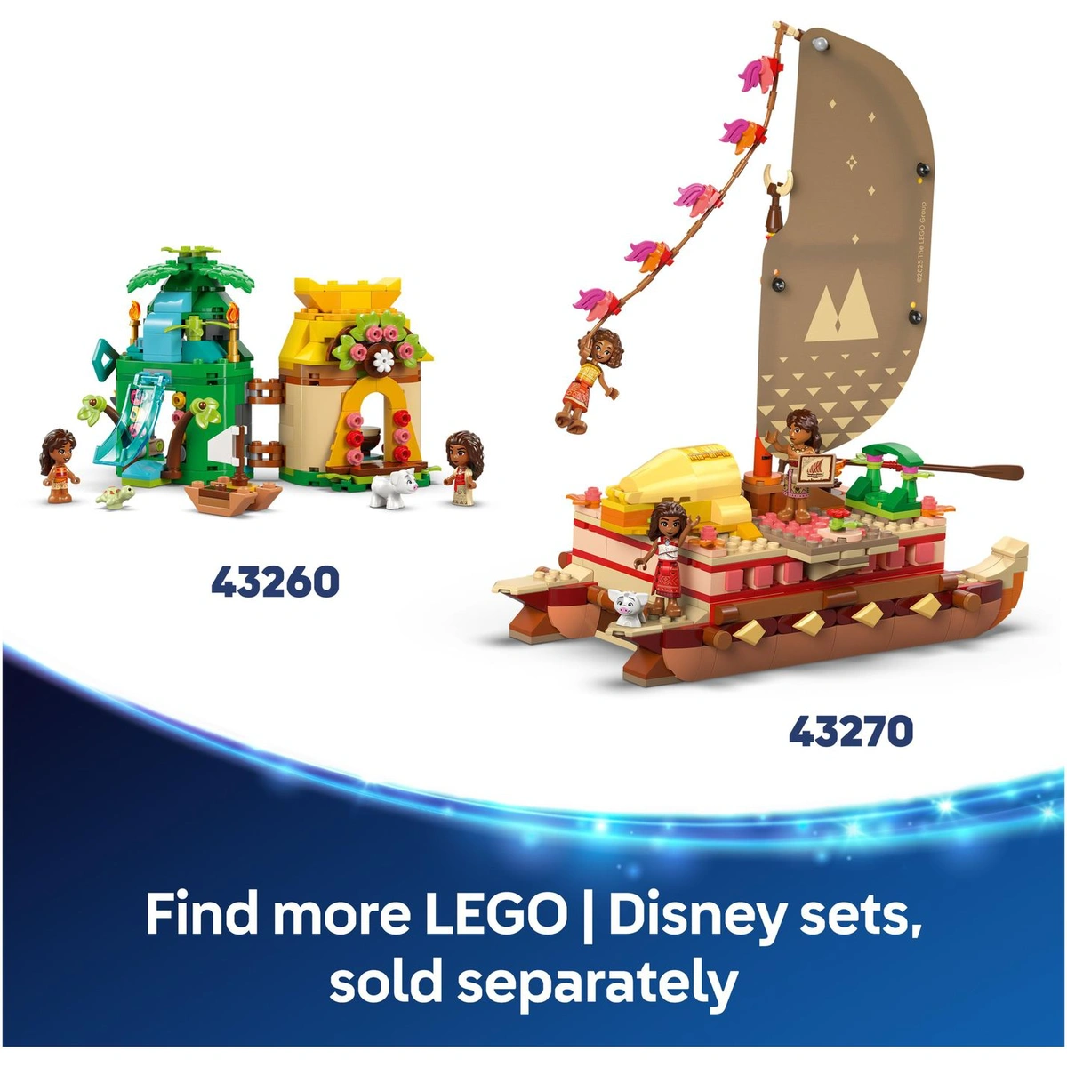 LEGO Disney Moana 2 Heihei Buildable Animal Toy 43272