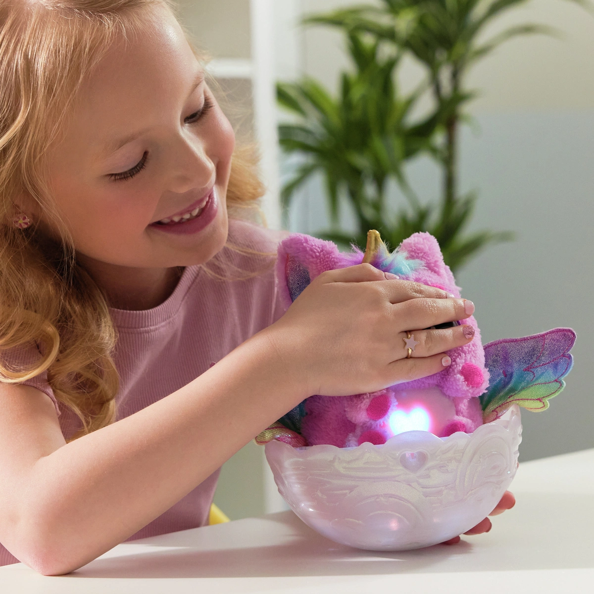 Hatchimals Secret Hatch Pufficorn Interactive Pet Toy