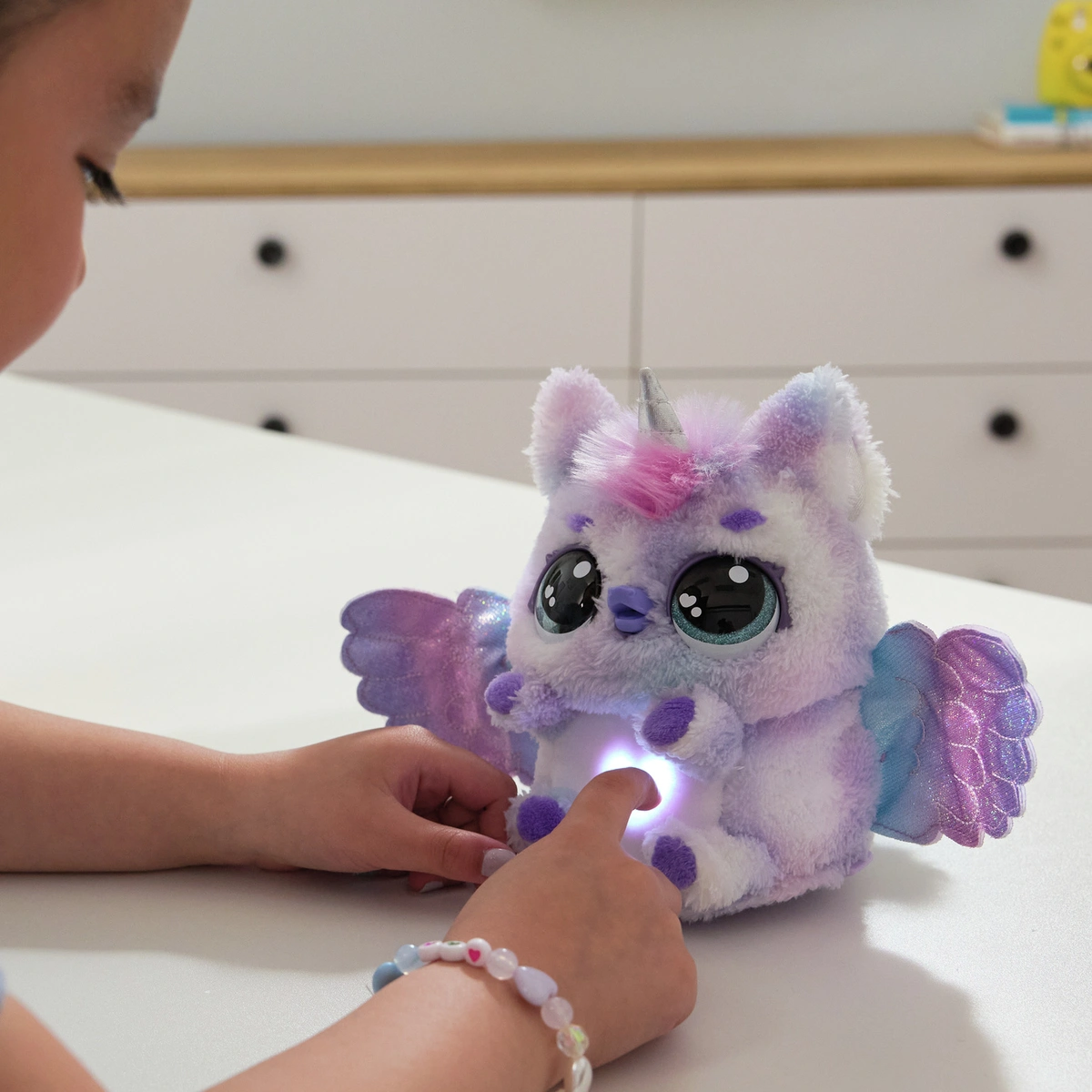 Hatchimals Secret Hatch Pufficorn Interactive Pet Toy