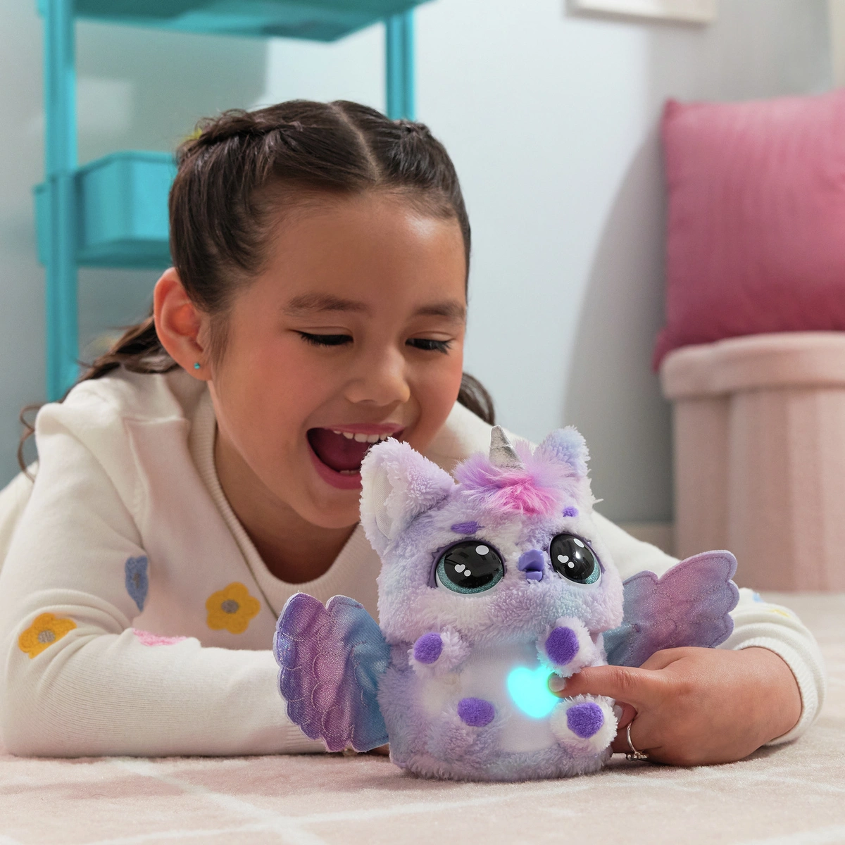 Hatchimals Secret Hatch Pufficorn Interactive Pet Toy