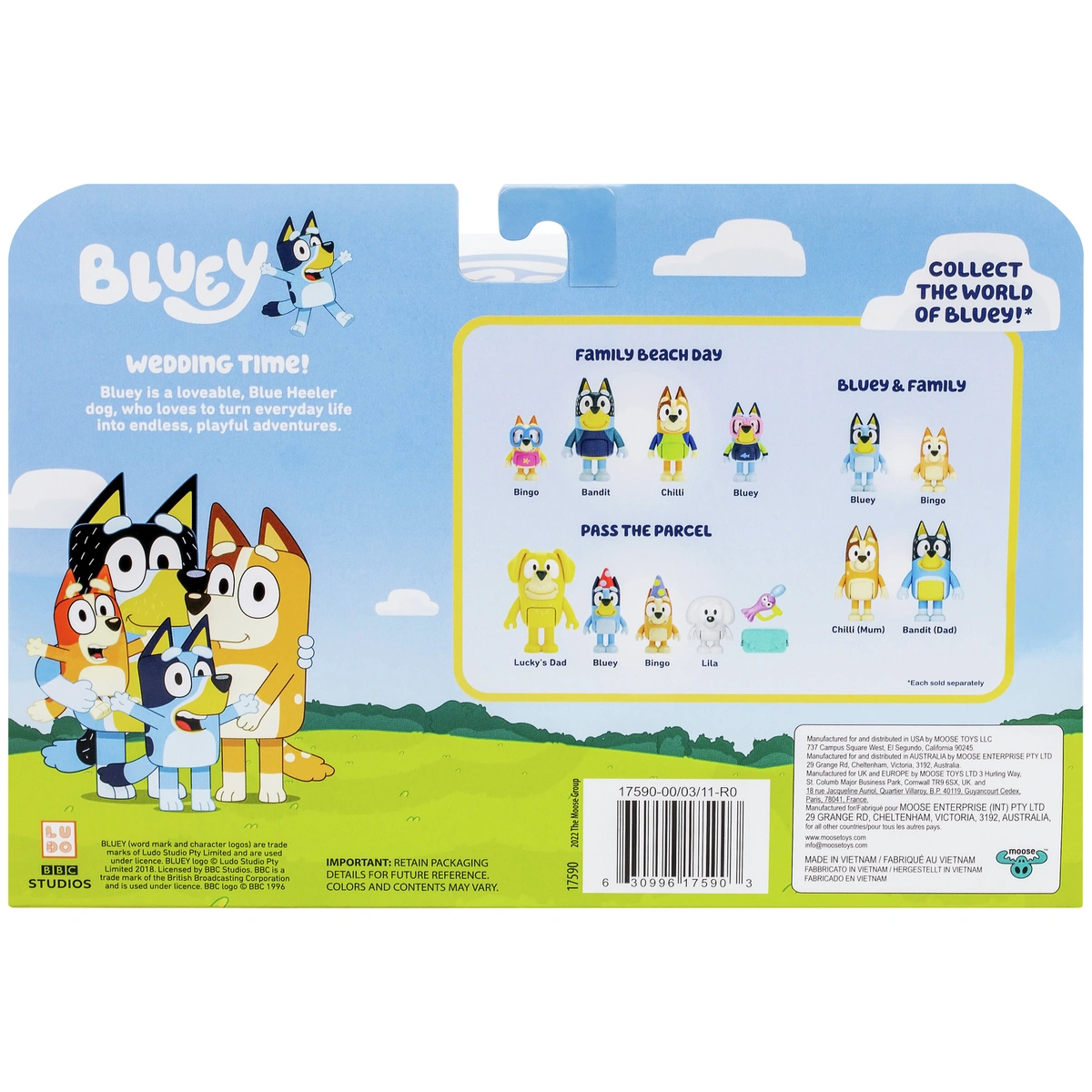 Bluey S10 Figure 4 Pack Special Set