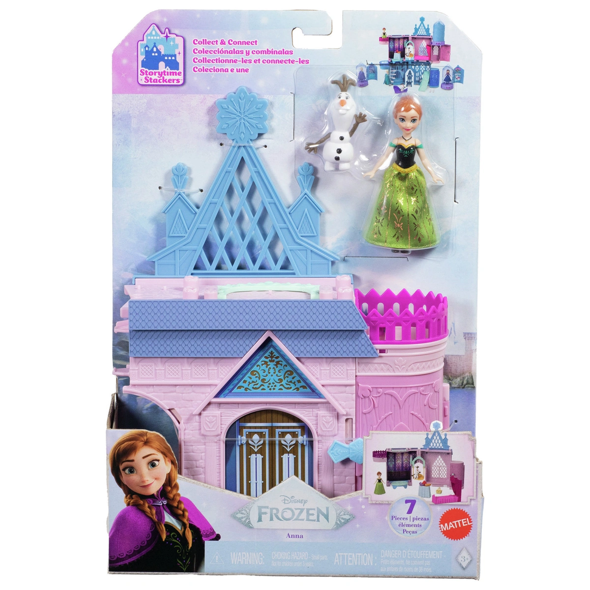 Disney Frozen Storytime Stackers Playset with Small Doll