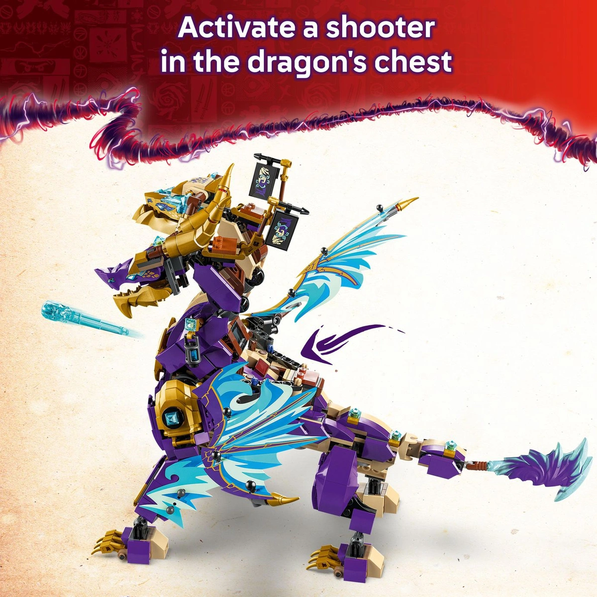 LEGO NINJAGO Arc Dragon of Focus Ninja Building Toy 71836
