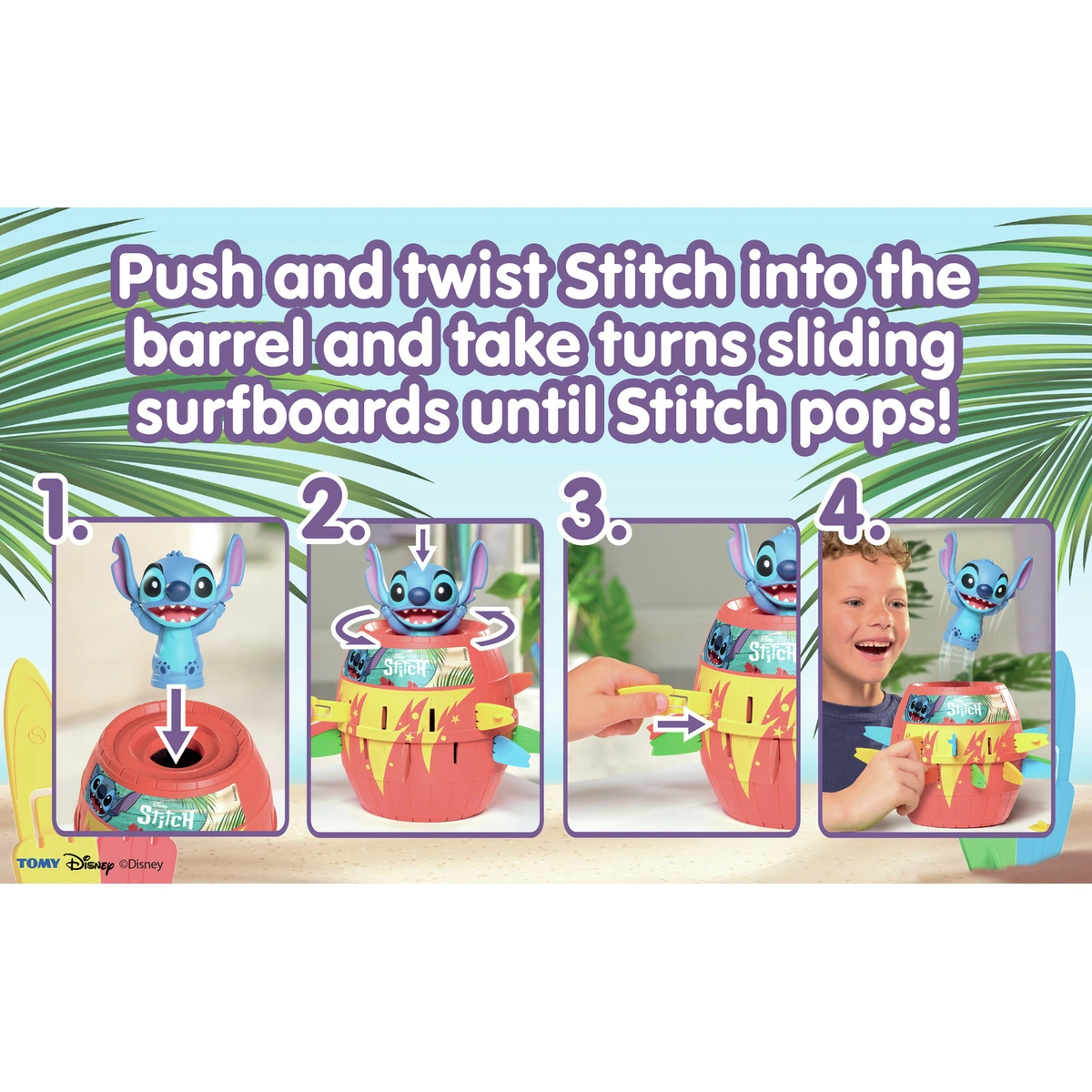 Tomy Pop Up Stitch Pirate Kids Game