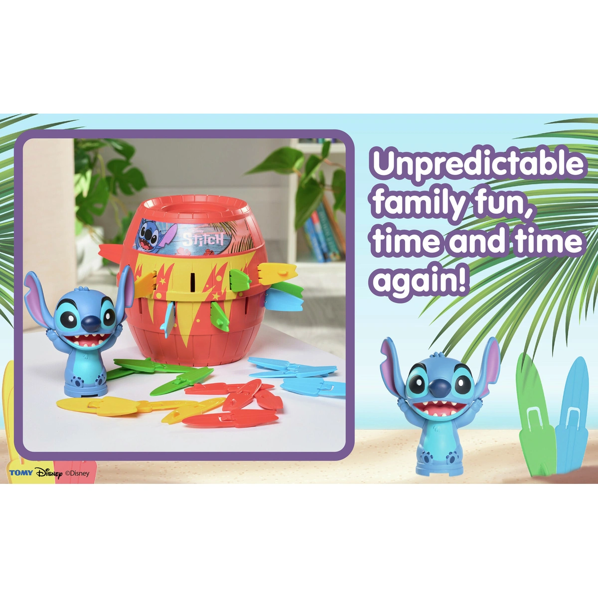 Tomy Pop Up Stitch Pirate Kids Game