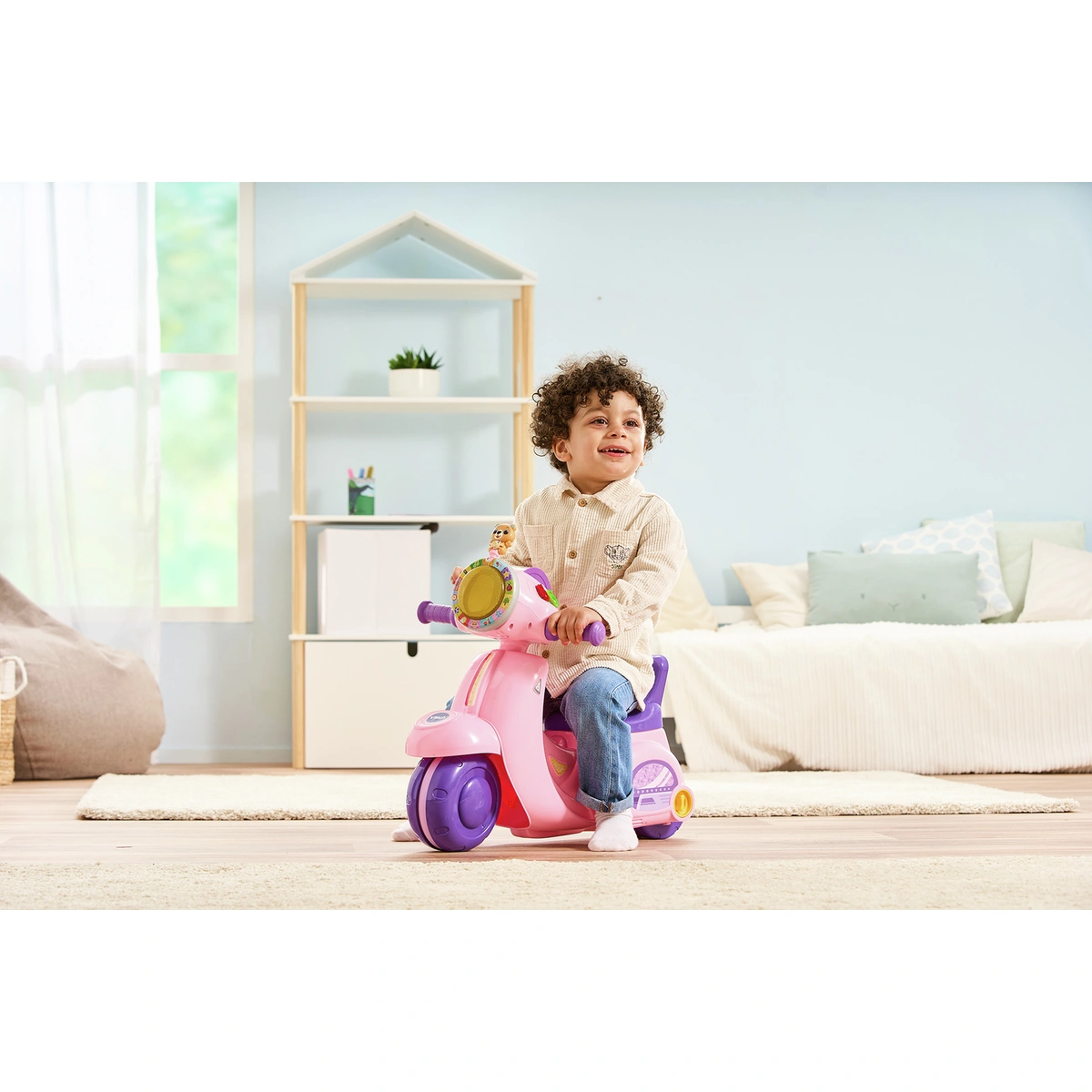 Vtech 2-in-1 Ride & Balance Scooter Pink