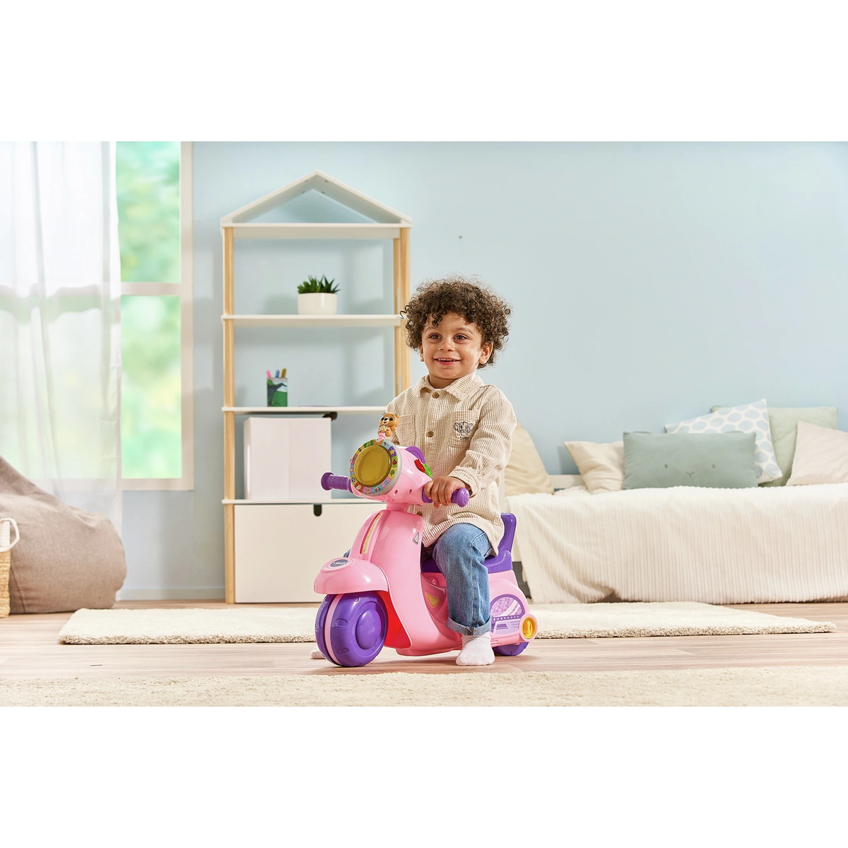 Vtech 2-in-1 Ride & Balance Scooter Pink