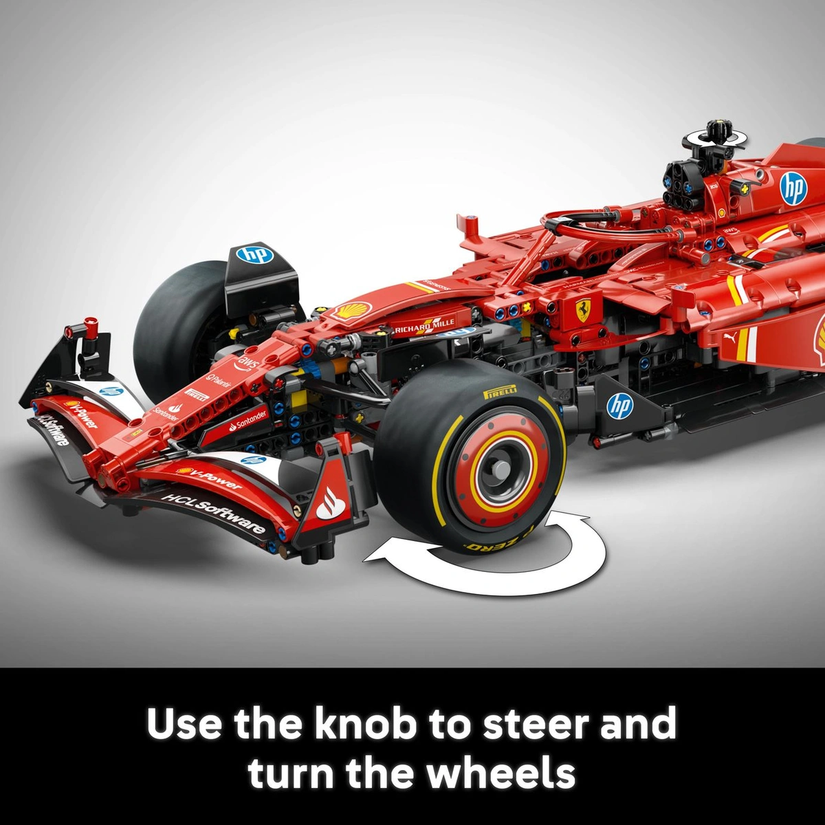 LEGO Technic Ferrari SF-24 F1 Car Model Kit for Adults 42207