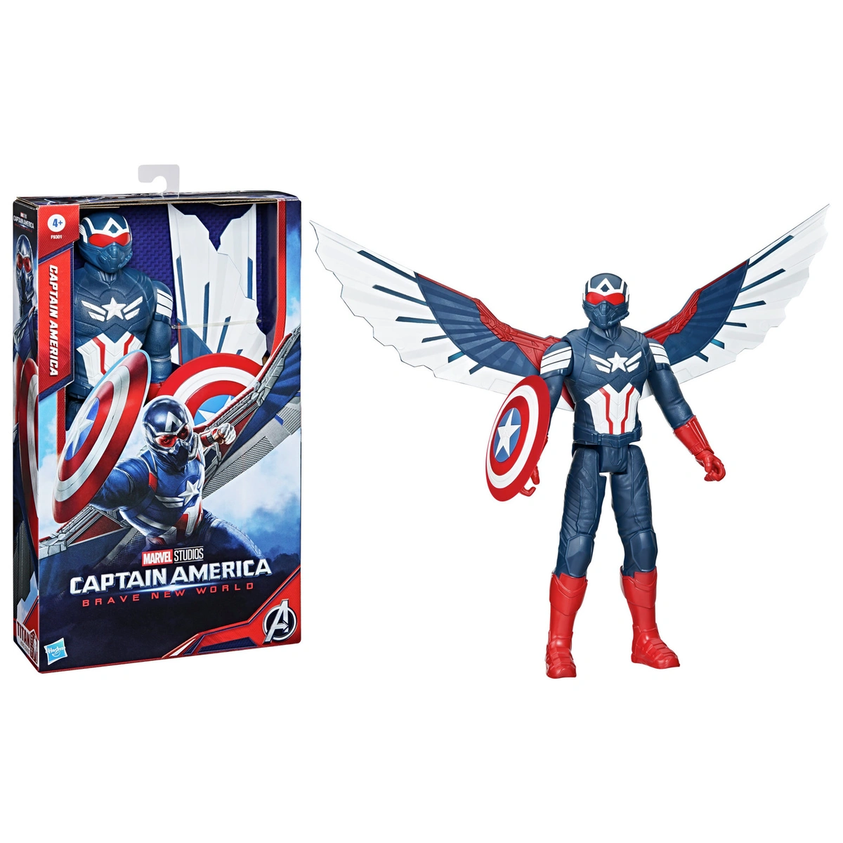 Marvel Titan Deluxe Captain America Action Figure