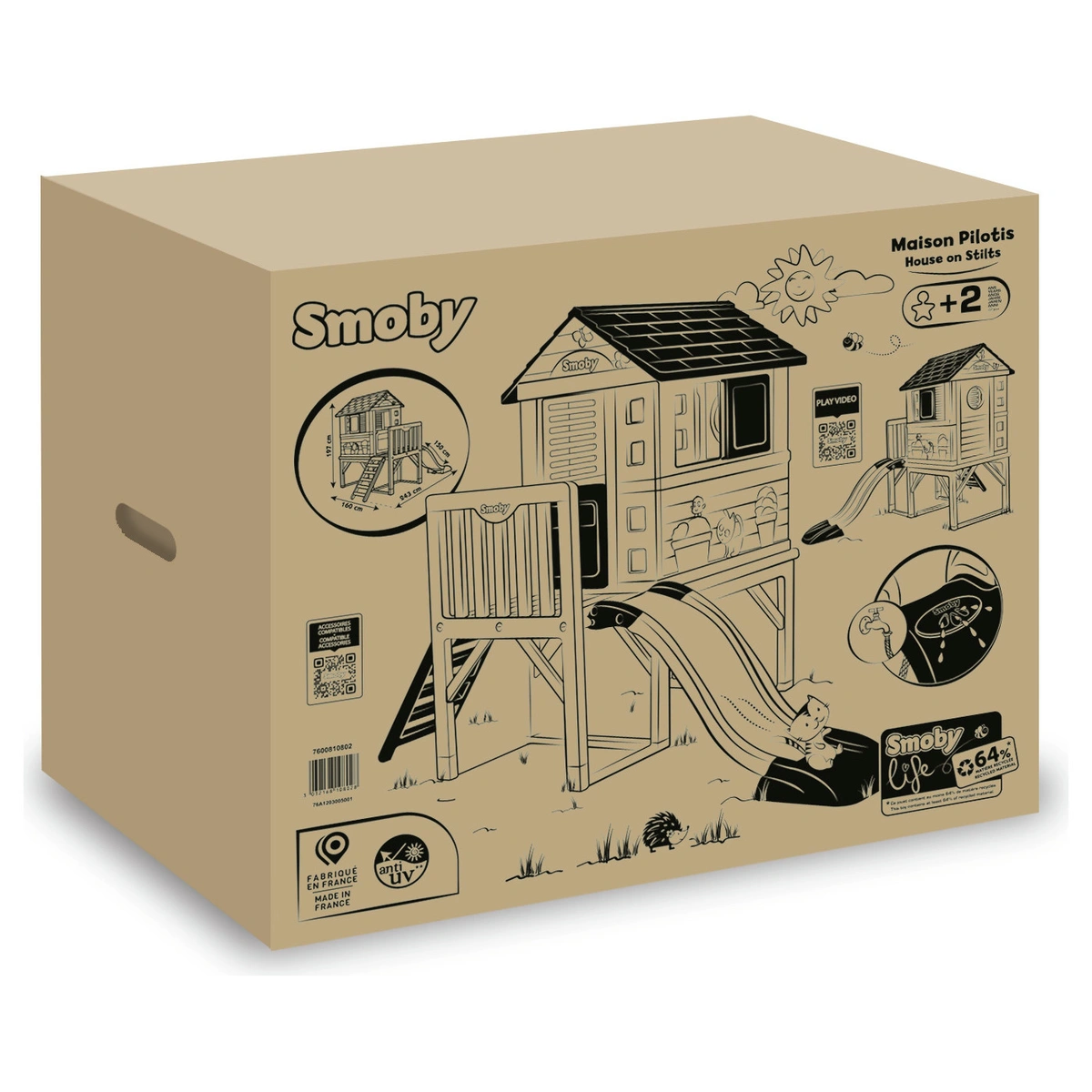 Smoby Playhouse on Stilts