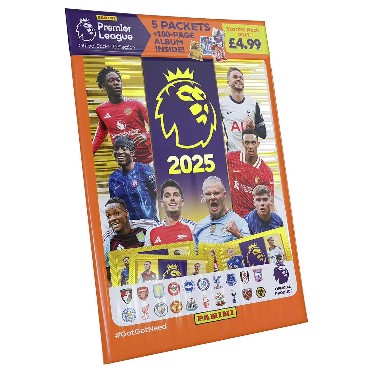 Panini Premier League Sticker 2025 Starter Album