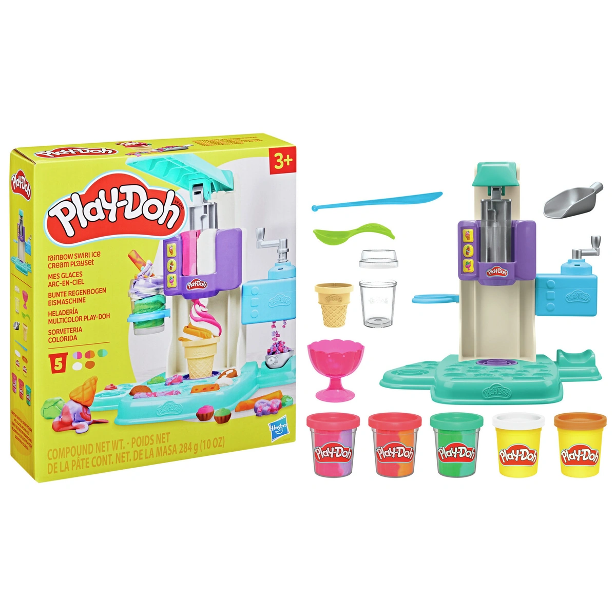 Play-Doh Rainbow Ice Cream  Playset