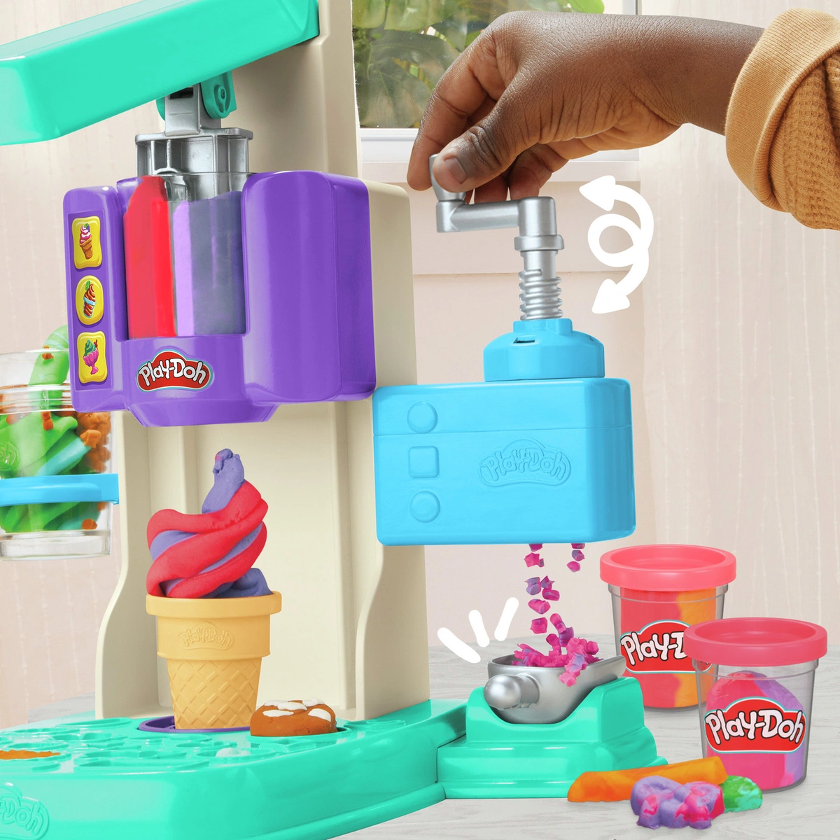 Play-Doh Rainbow Ice Cream  Playset
