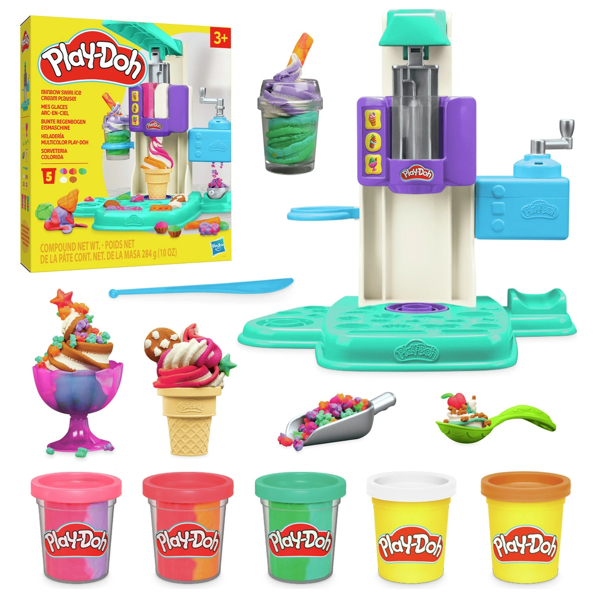 Play-Doh Rainbow Ice Cream  Playset
