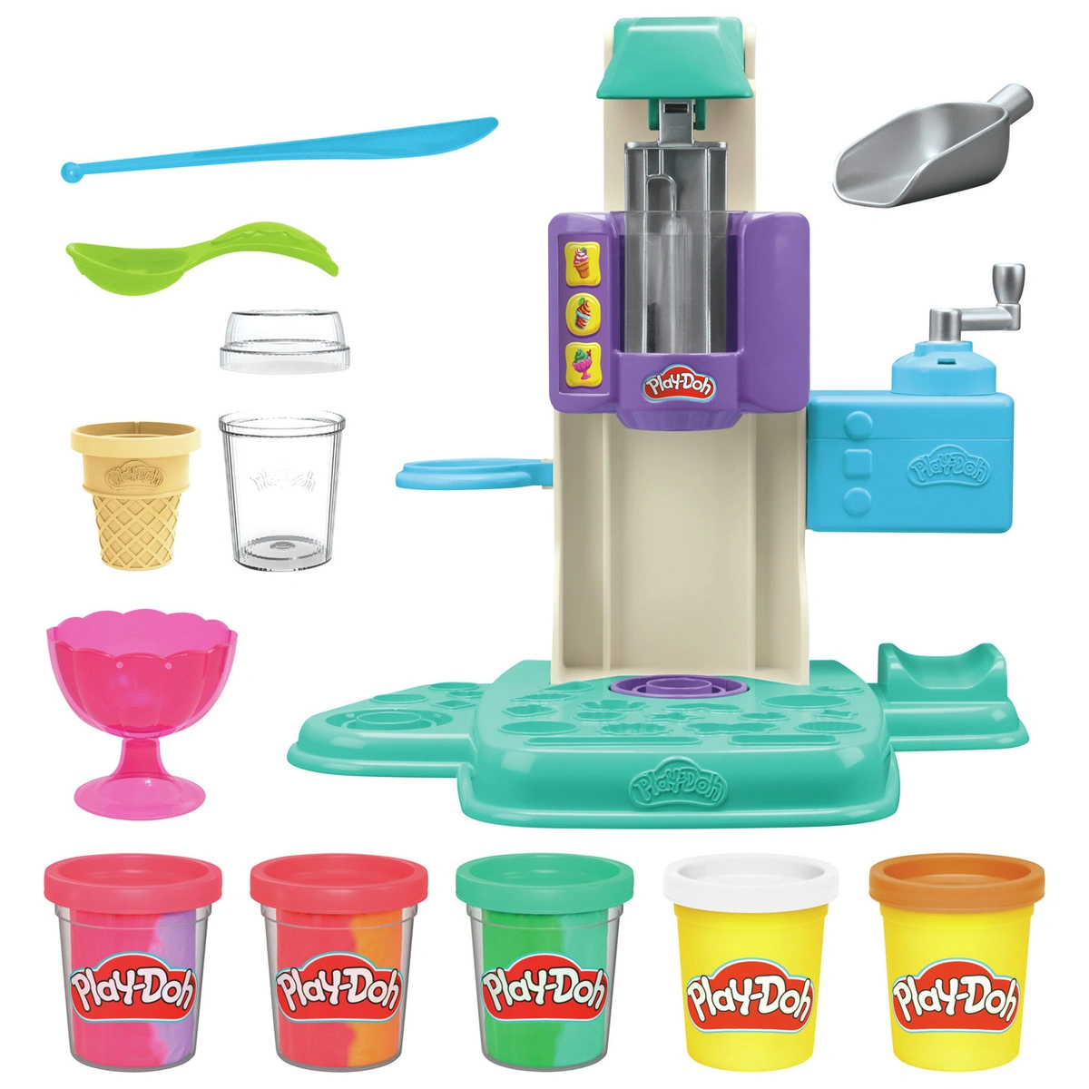 Play-Doh Rainbow Ice Cream  Playset