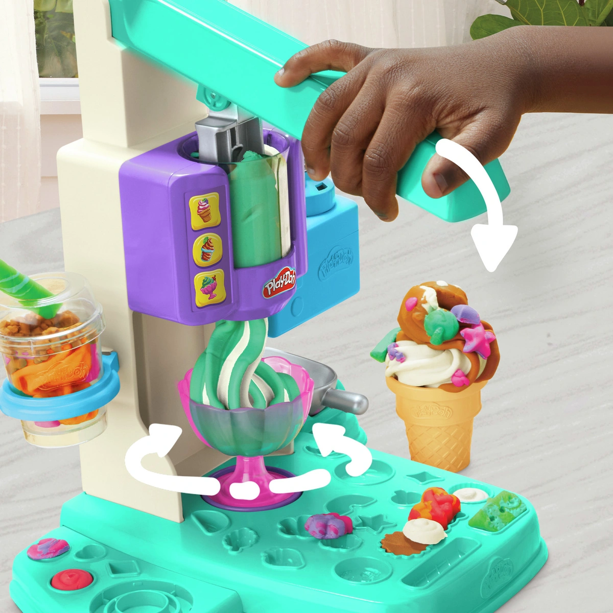 Play-Doh Rainbow Ice Cream  Playset