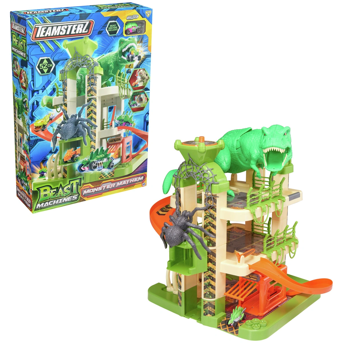 Teamsterz Beast Machines Monster Mayhem Car Garage & 1 Car