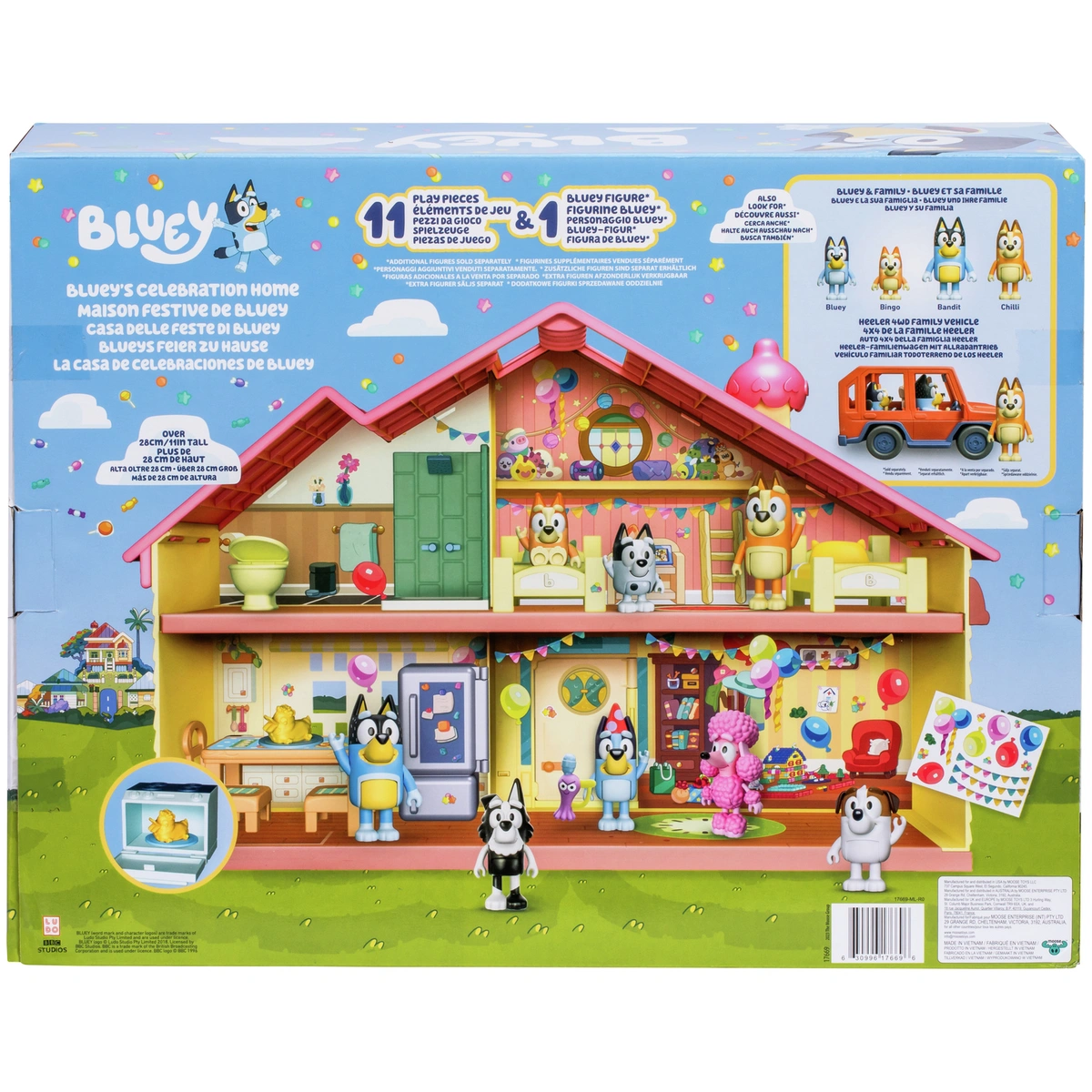 Bluey S11 Bluey's Birthday Celebration Home Playset