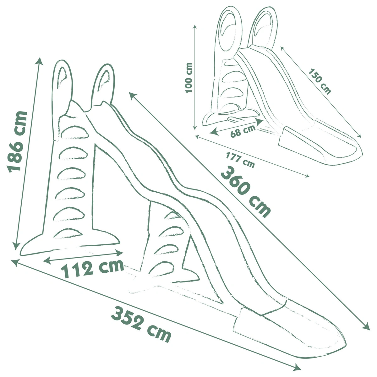Smoby Life Megagliss 2-in-1 Slide