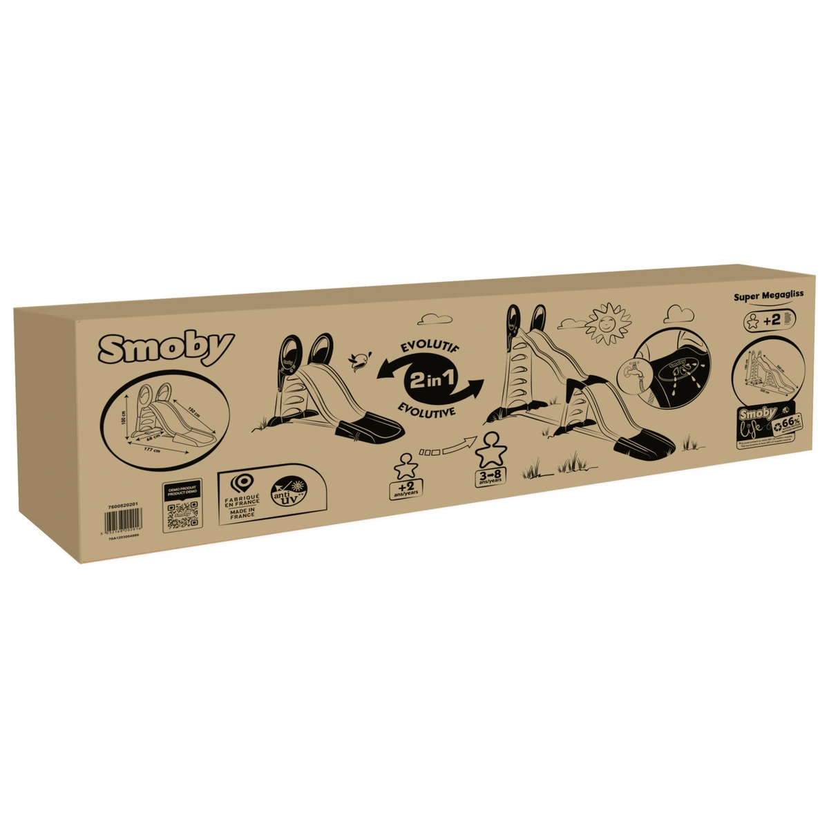 Smoby Life Megagliss 2-in-1 Slide