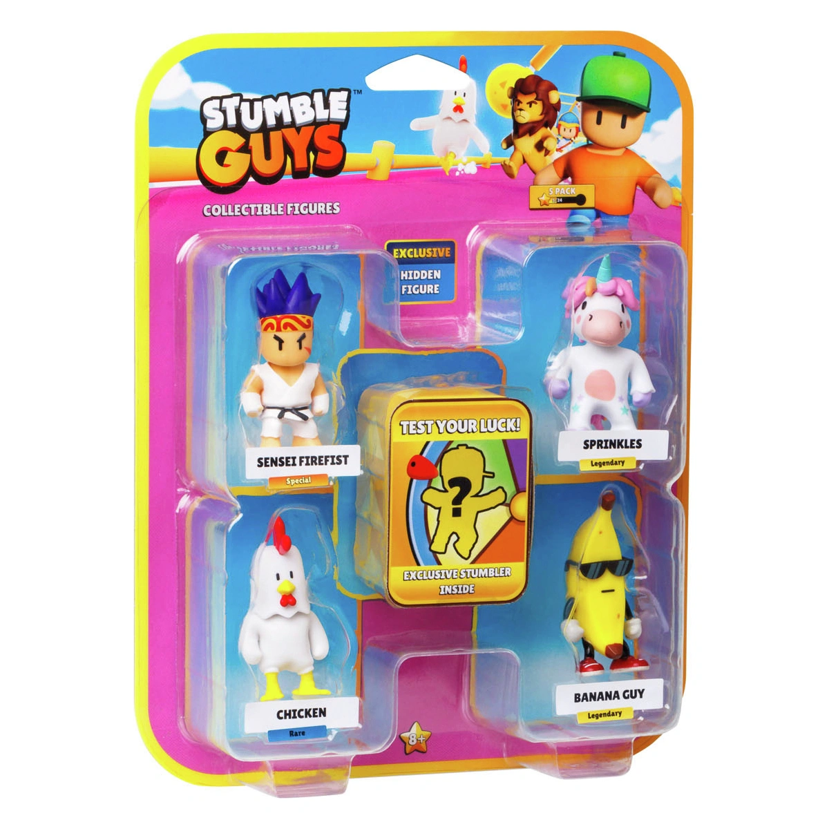 Stumble Guys 2 inch Mini Figures Assortment-Pack of 5