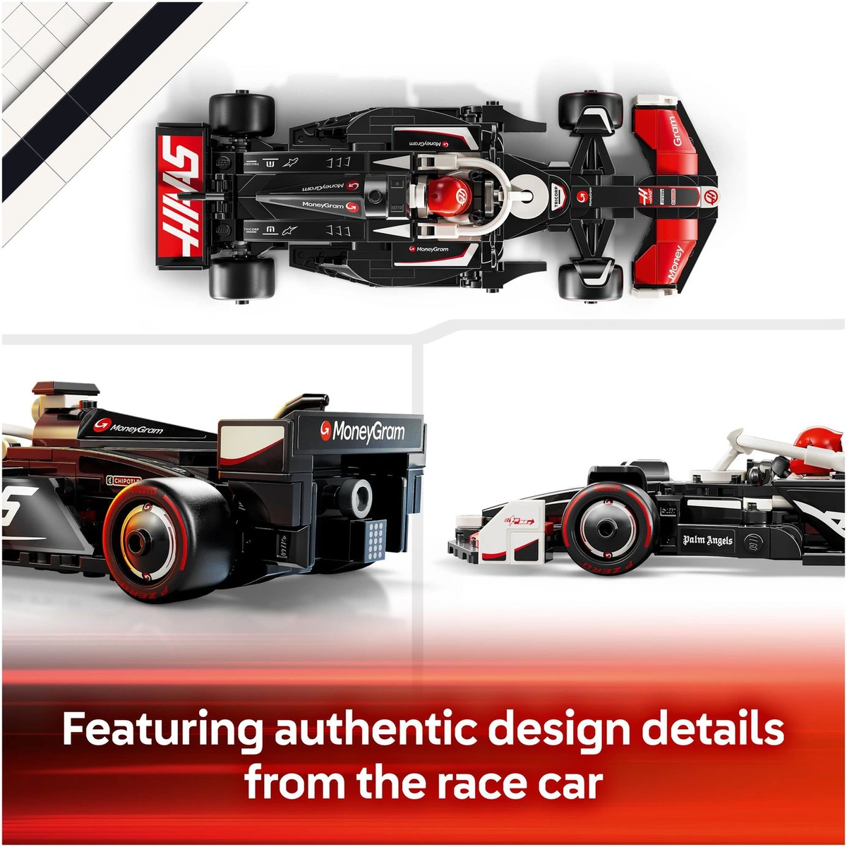 LEGO Speed Champions MoneyGram Haas F1 VF-24 Race Car 77250