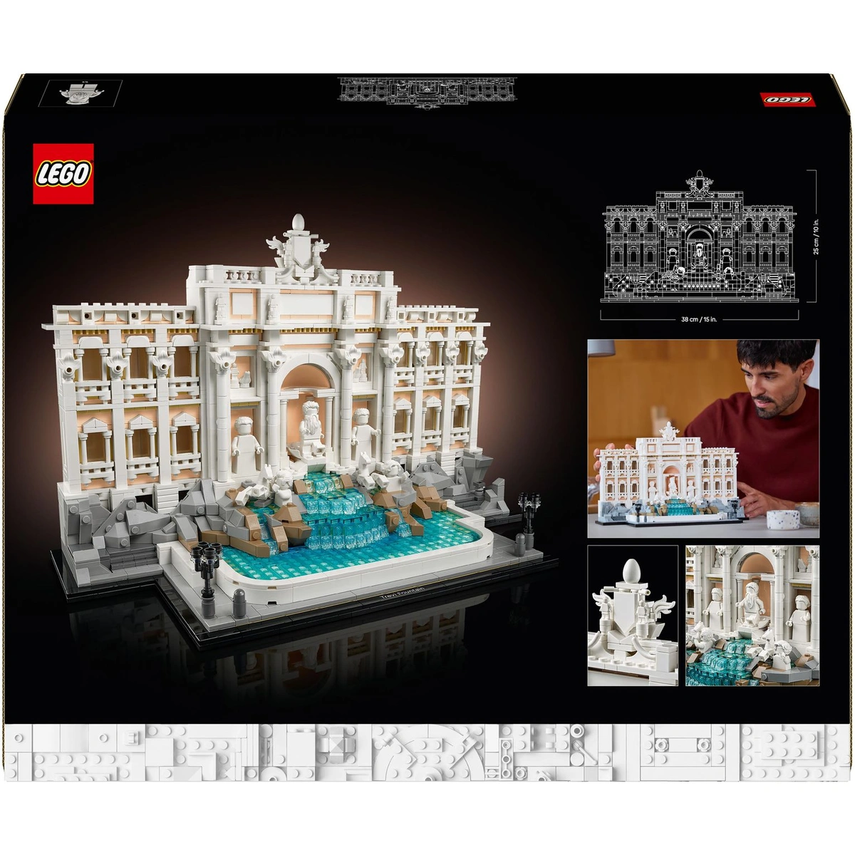 LEGO Architecture Trevi Fountain Model Set for Adults 21062