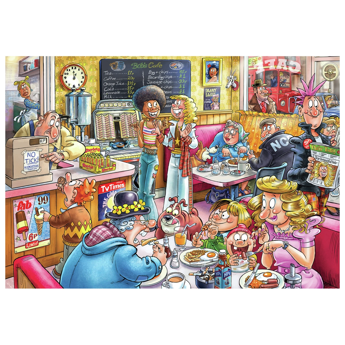 Wasgij Destiny Café To Latte Jigsaw Puzzle