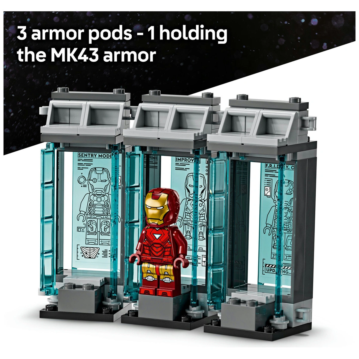 LEGO Marvel Iron Man's Laboratory: Hall of Armour Set 76315