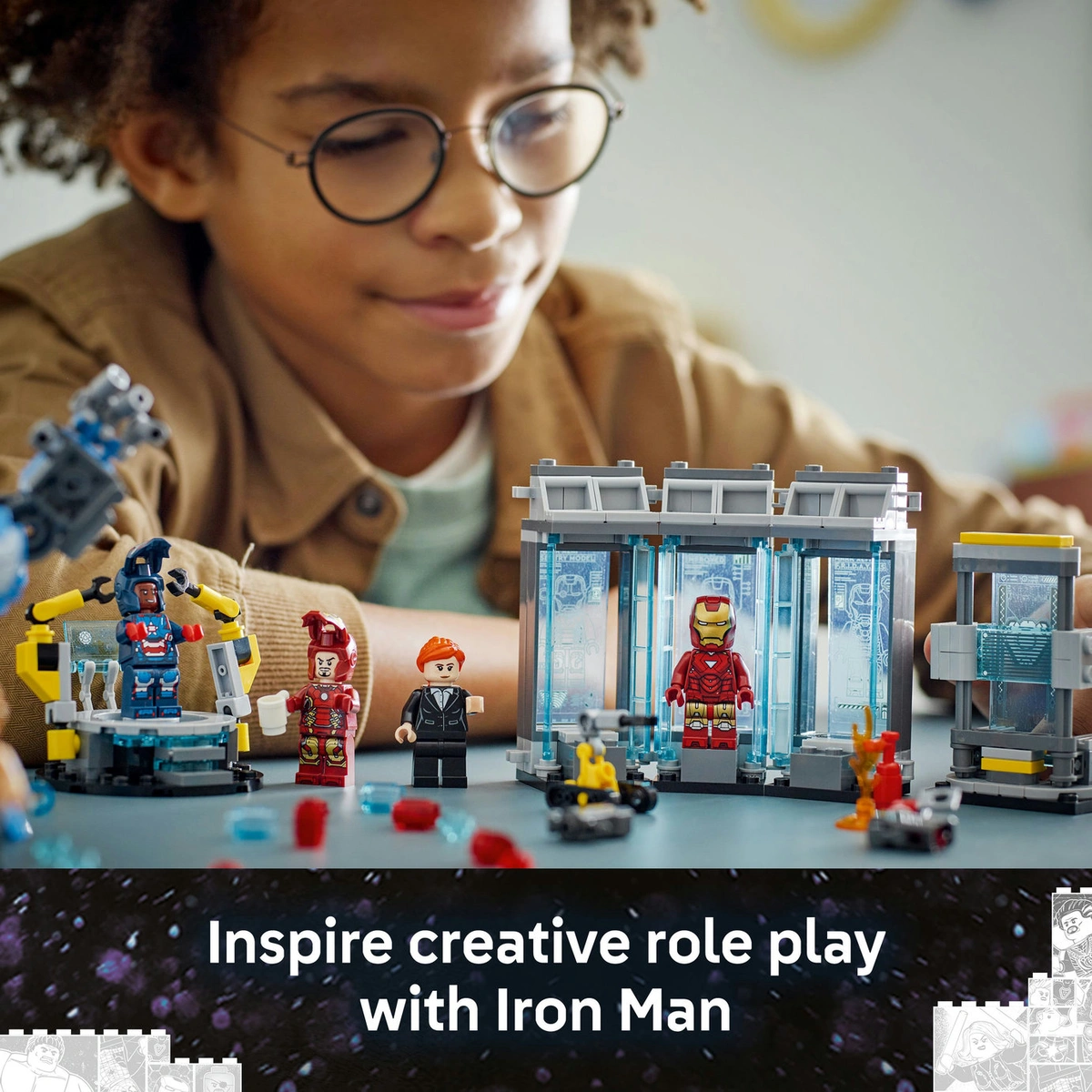 LEGO Marvel Iron Man's Laboratory: Hall of Armour Set 76315