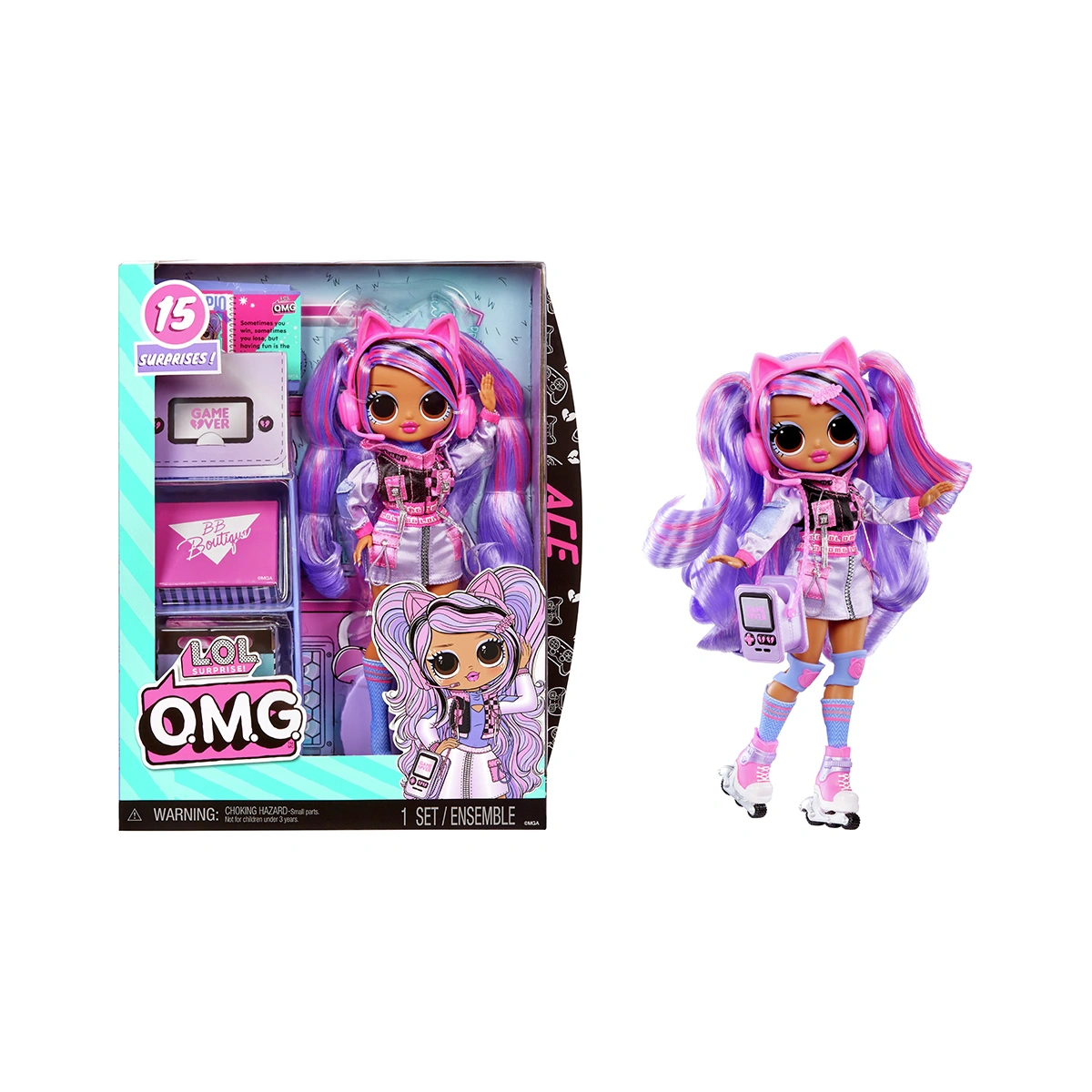 L.O.L. Surprise O.M.G. Ace Fashion Doll