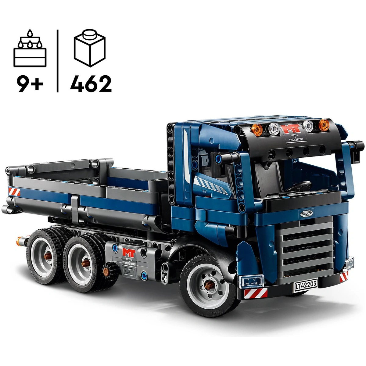 LEGO Technic Tipping Dump Truck Construction Toy Set 42203