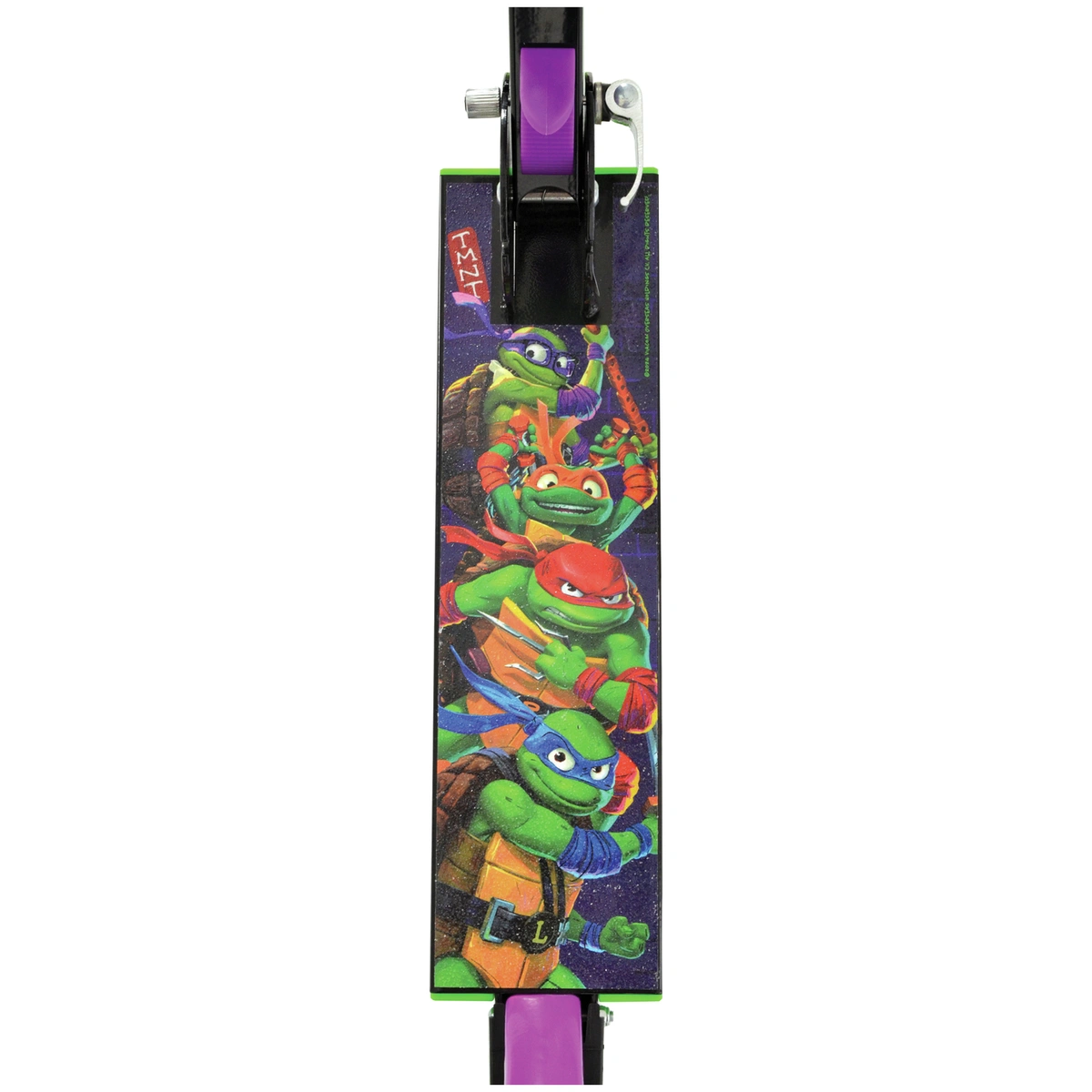 Turtles Kids Foldable 2 Wheel Scooter with Light Up Wheels